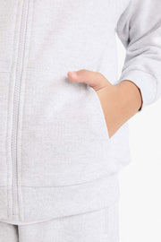 DeFacto : Boy Regular Fit Pique Zip-Up Hoodie