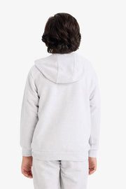 DeFacto : Boy Regular Fit Pique Zip-Up Hoodie