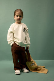DeFacto : Baby Boy Slogan Print Sweatshirt Fabric 2 Piece Set