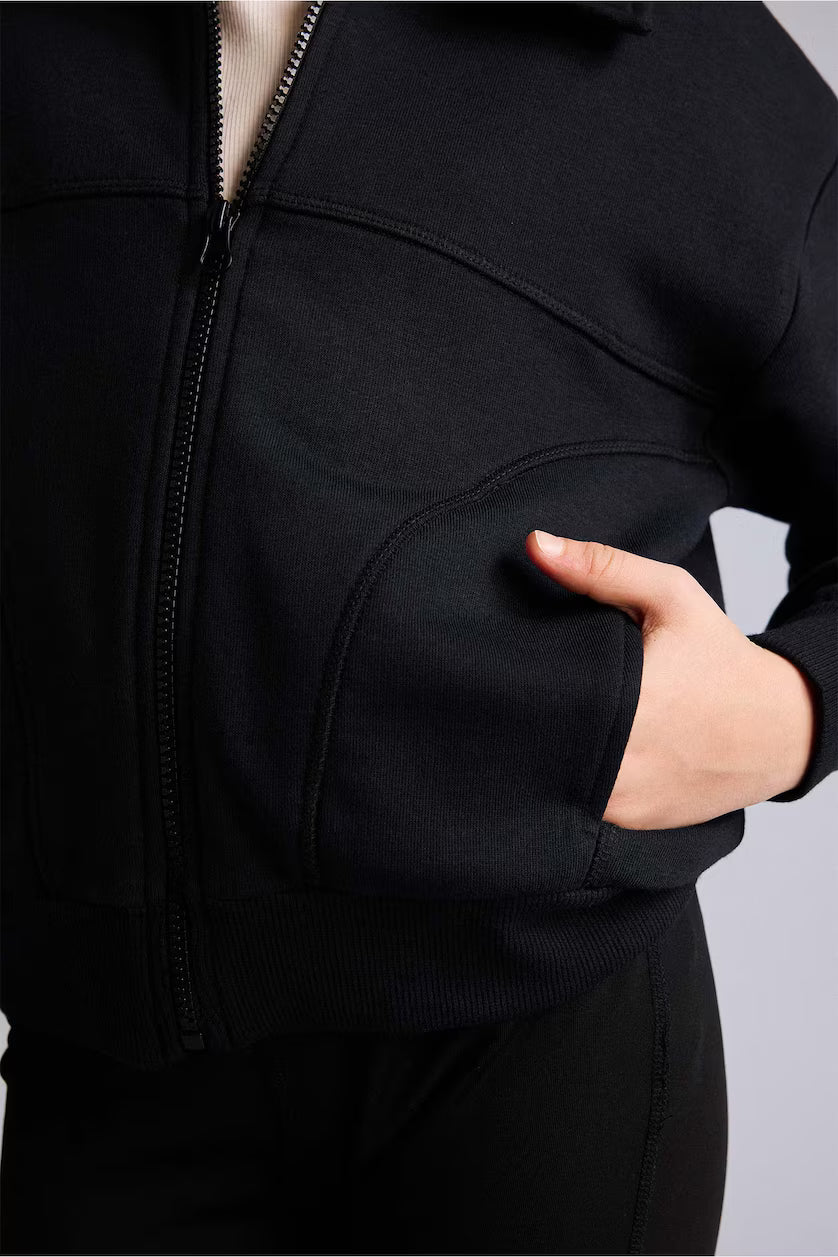 DeFacto : Girl Zip-Up Cardigan