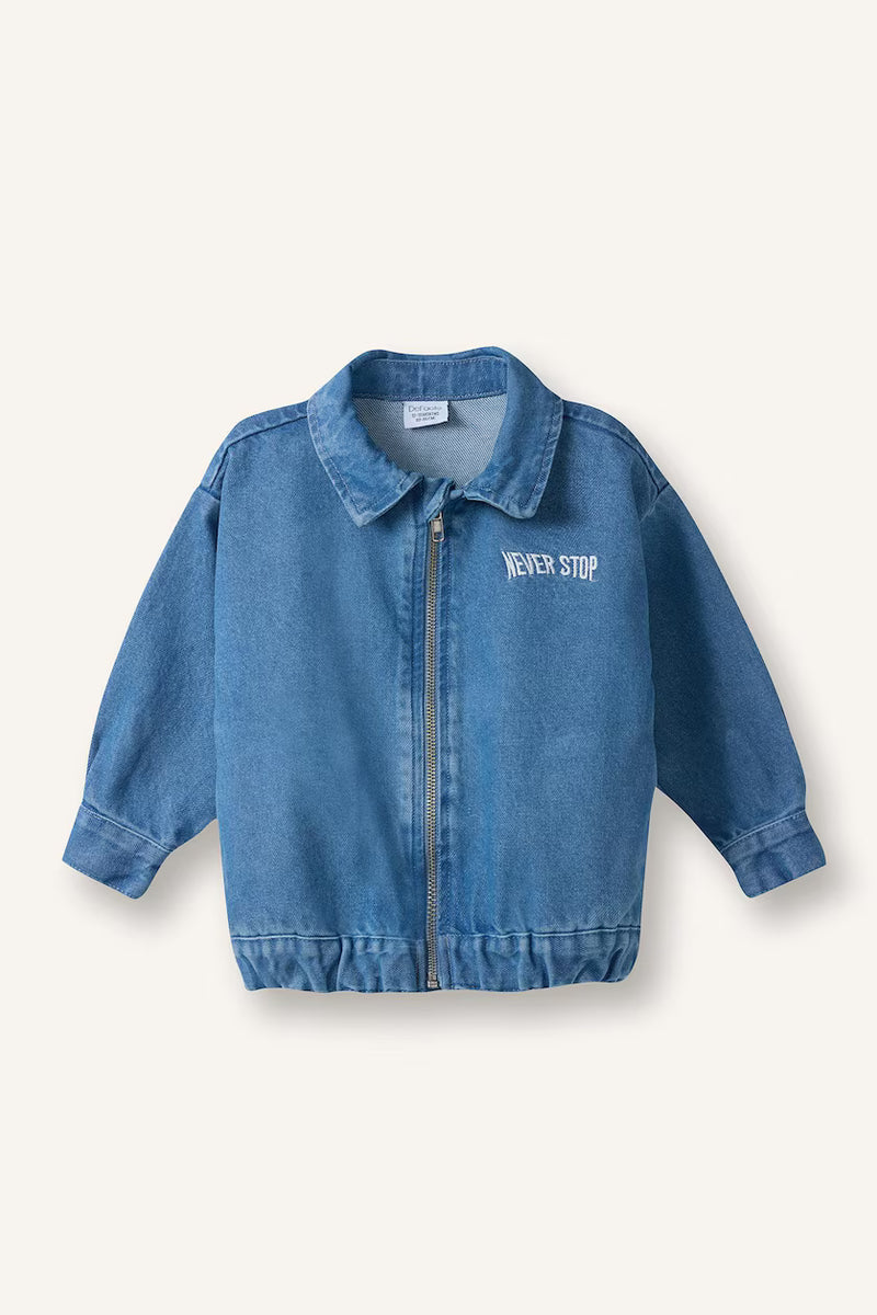 DeFacto : Baby Boy Zip-Up Denim Jacket
