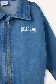 DeFacto : Baby Boy Zip-Up Denim Jacket