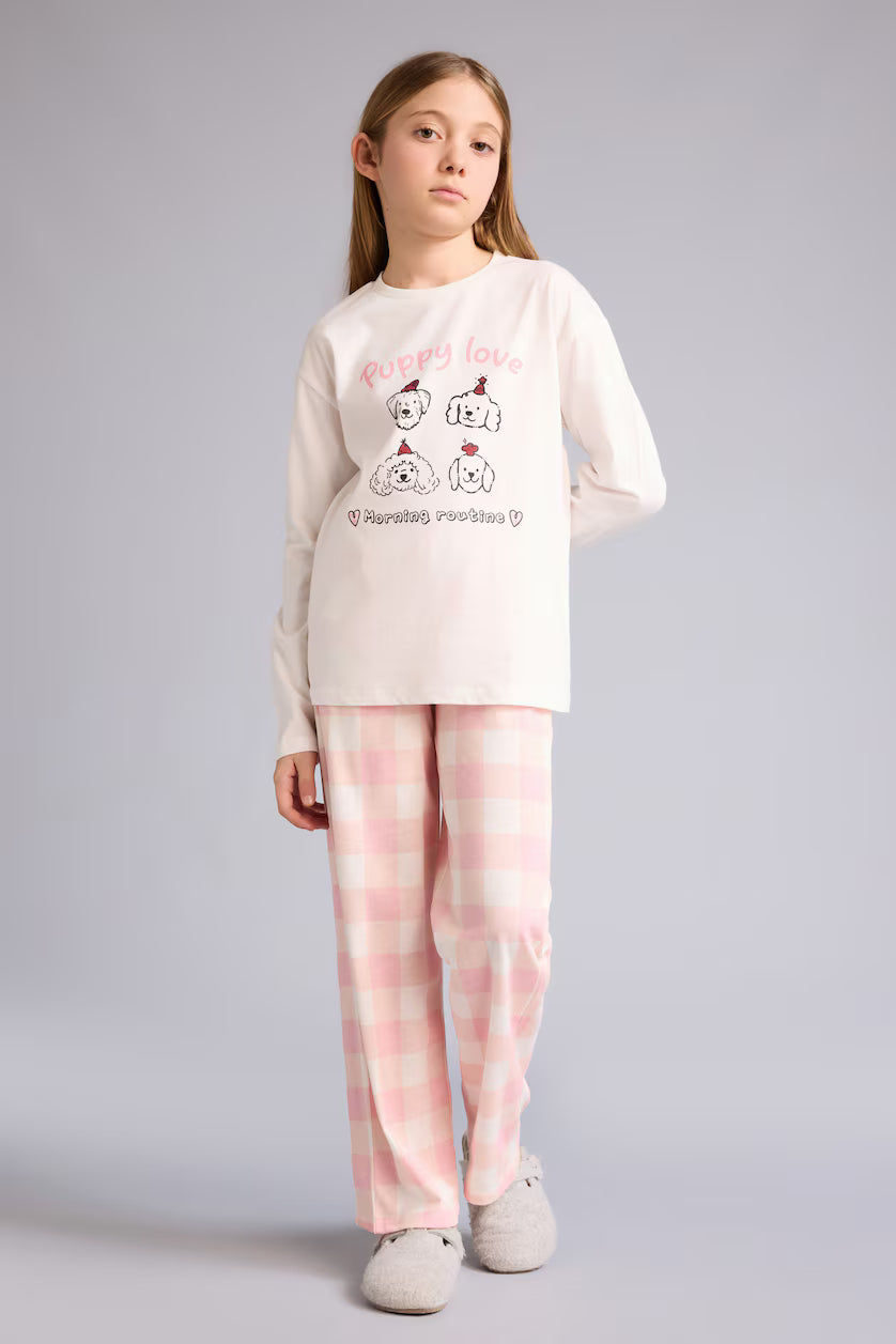 DeFacto : Girl 2 Piece Pyjamas Set